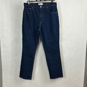 Abercrombie & Fitch Slim Straight Ultra High Size Denim Jeans Sz 31 / 12 Short